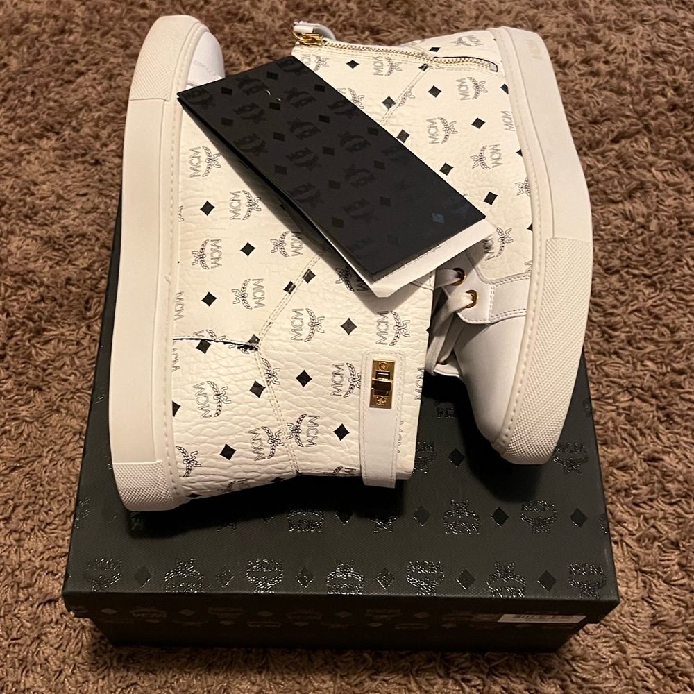 MCM hightop sneakers